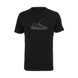 Mister Tee Tričko 'One Line Sneaker' čierna / biela vyobraziť