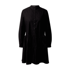 VERO MODA Košeľové šaty 'Delta' čierna vyobraziť