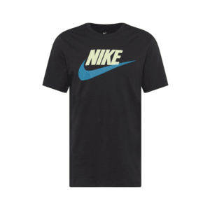 Nike Sportswear Tričko biela / čierna / modrá vyobraziť