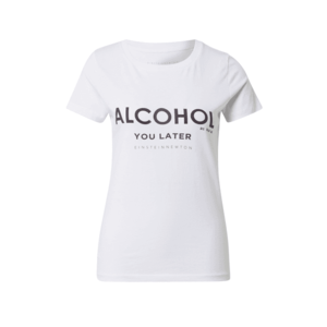 EINSTEIN & NEWTON Tričko 'Alcohol' biela / čierna vyobraziť