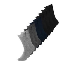 JACK & JONES Ponožky sivá / čierna / tmavosivá vyobraziť
