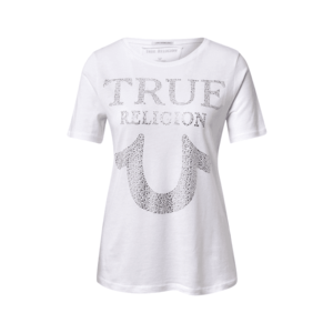 True Religion Tričko biela / strieborná vyobraziť