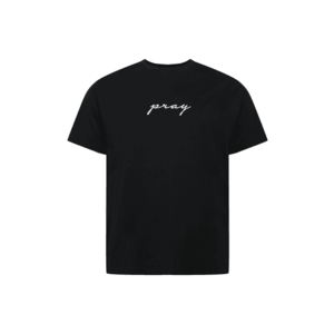 Mister Tee Plus Size Tričko 'Pray' čierna / biela vyobraziť