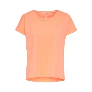 ONLY PLAY Funkčné tričko 'Aubree' pastelovo oranžová / sivá vyobraziť