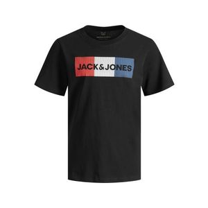 Jack & Jones Junior Tričko 'ECORP' čierna / biela / červená / modrá vyobraziť