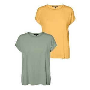 Vero Moda Petite Tričko 'Ava' zlatá žltá / zelená vyobraziť