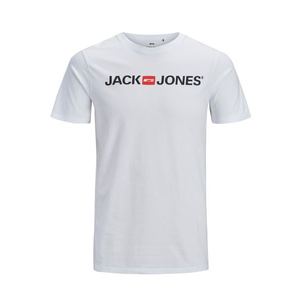 Jack & Jones Plus Tričko biela / námornícka modrá / grenadínová vyobraziť