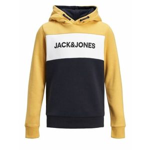 Jack & Jones Junior Mikina čierna / žltá / biela vyobraziť