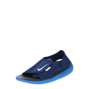 Nike Sportswear Otvorená obuv 'SUNRAY ADJUST 5' námornícka modrá / biela vyobraziť