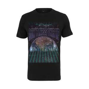 Mister Tee Shirt 'Don´t Mess This Up' čierna / zmiešané farby vyobraziť