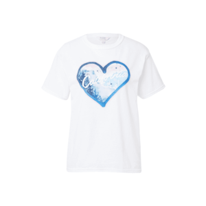 Miss Selfridge Petite Tričko 'CALIFORNIA HEART' biela / nebesky modrá / námornícka modrá vyobraziť
