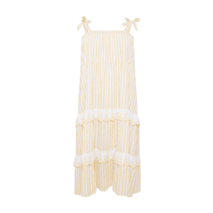 Cotton On Curve Letné šaty 'CLARISSA' žltá / biela vyobraziť