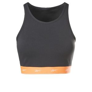 Reebok Sport Športový top čierna / oranžová vyobraziť