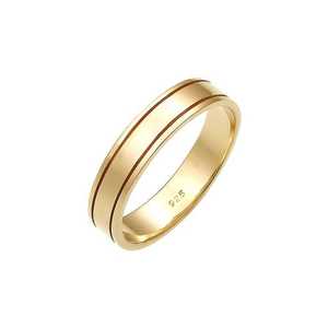 ELLI PREMIUM Ring 'Paarring Bandring Trauring' zlatá vyobraziť