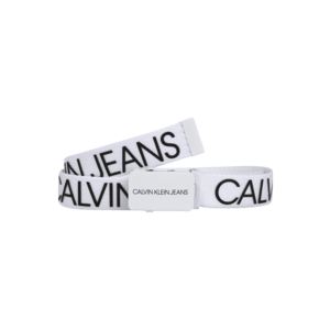 Calvin Klein Jeans Opasky biela / čierna vyobraziť