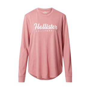 HOLLISTER Tričko rosé / biela / strieborná vyobraziť