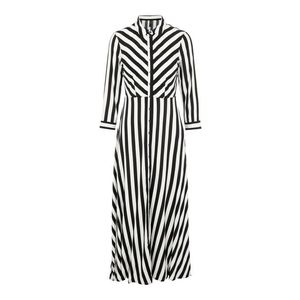 Y.A.S Košeľové šaty 'Savanna' čierna / biela vyobraziť