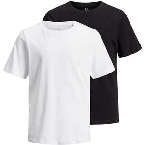Jack & Jones Junior T-Shirt biela / čierna vyobraziť