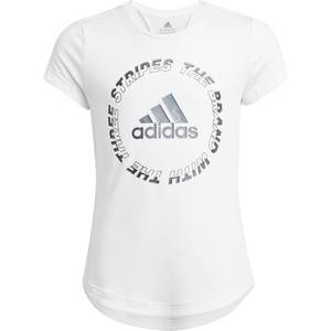 ADIDAS PERFORMANCE Funkčné tričko biela / čierna vyobraziť