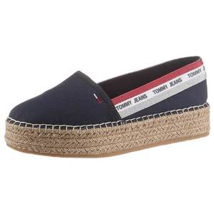 Tommy Jeans Espadrilky námornícka modrá / biela / červená vyobraziť