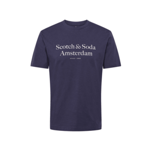 SCOTCH & SODA Tričko námornícka modrá / biela vyobraziť