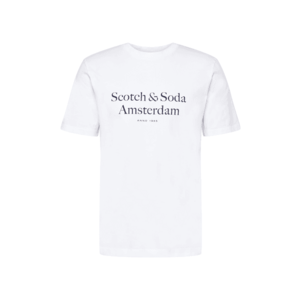 SCOTCH & SODA Tričko biela / čierna vyobraziť