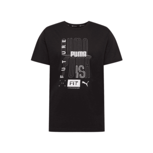 PUMA Funkčné tričko čierna / biela vyobraziť