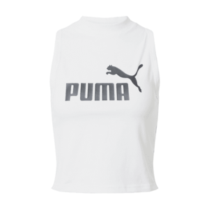 PUMA Športový top biela / čierna vyobraziť