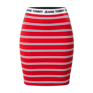 Tommy Jeans Sukňa červená / biela / čierna vyobraziť
