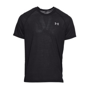 UNDER ARMOUR Funkčné tričko 'Streaker' čierna / biela vyobraziť