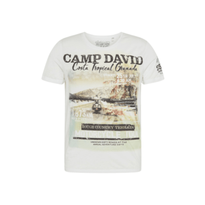 CAMP DAVID Tričko biela / zmiešané farby vyobraziť