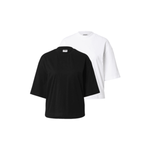 Urban Classics Oversize tričko biela / čierna vyobraziť
