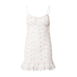 Love Triangle Letné šaty 'SUNSHINE' biela / ružová vyobraziť