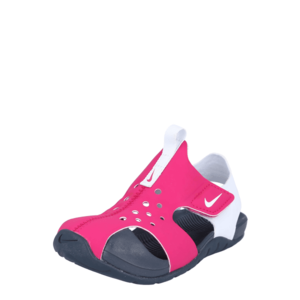 Nike Sportswear Plážové / kúpacie topánky 'Sunray Protect 2' biela / ružová / tmavomodrá vyobraziť