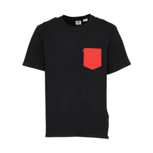 LEVI'S Tričko 'SUNSET' červená / čierna vyobraziť