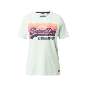 Superdry Tričko 'Cali' pastelovo zelená / oranžová / pitaya / ružová / tmavomodrá vyobraziť