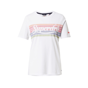 Superdry Tričko biela / zmiešané farby vyobraziť