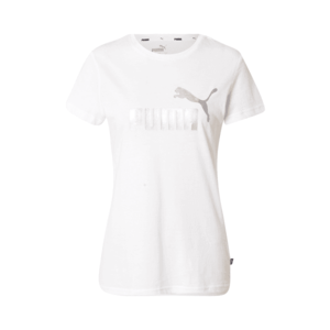 PUMA Funkčné tričko biela / strieborná vyobraziť