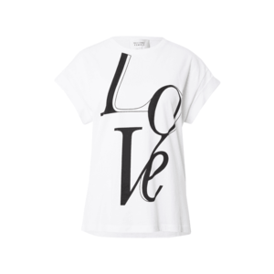 SECOND FEMALE Tričko 'Love' biela / čierna vyobraziť