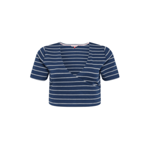 Tommy Jeans Curve Tričko biela / námornícka modrá vyobraziť