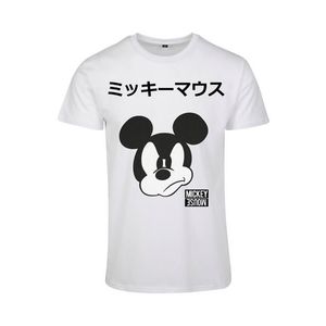 Mister Tee Tričko 'Mickey Japanese' biela / čierna vyobraziť