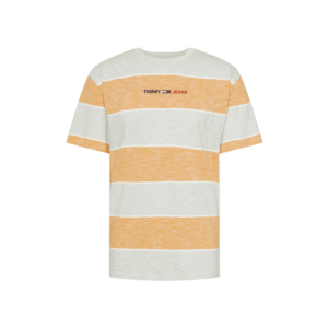 Tommy Jeans Tričko oranžová / svetlosivá / zmiešané farby vyobraziť