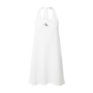 Calvin Klein Swimwear Plážové šaty biela / čierna vyobraziť