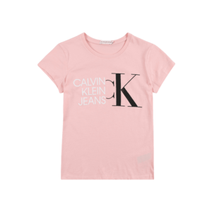 Calvin Klein Jeans Tričko ružová / čierna / biela vyobraziť