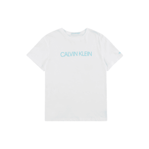 Calvin Klein Jeans Tričko biela / vodová vyobraziť