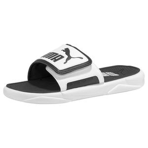 PUMA Plážové / kúpacie topánky biela / čierna vyobraziť