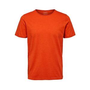 SELECTED HOMME Tričko oranžovo červená vyobraziť