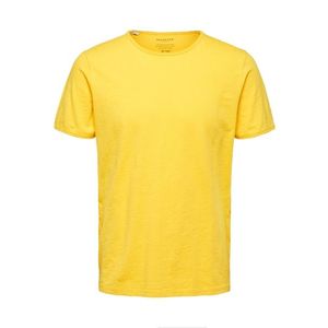 SELECTED HOMME Tričko 'SLHMORGAN' pastelovo žltá vyobraziť