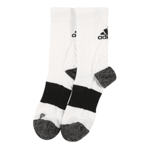 ADIDAS PERFORMANCE Športové ponožky biela / čierna / sivá melírovaná vyobraziť