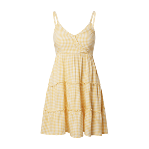 HOLLISTER Letné šaty žltá / biela vyobraziť
